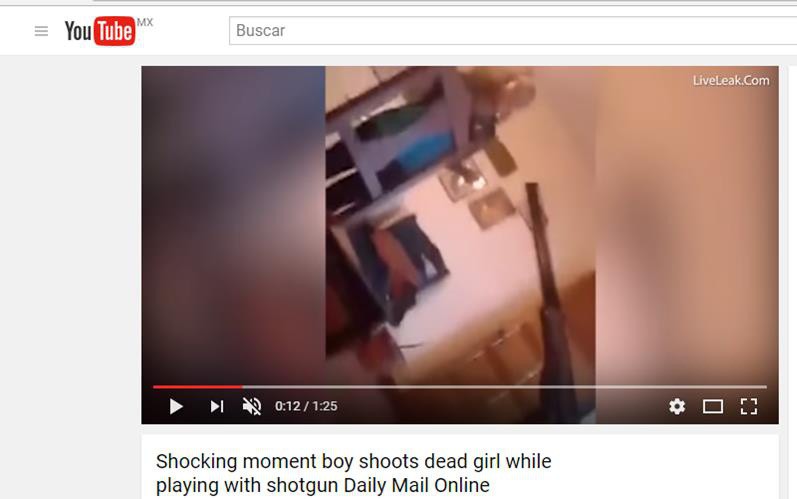 Jugaban con un rifle y una niña de 12 años murió Jugaban con un rifle y una niña de 12 años murió