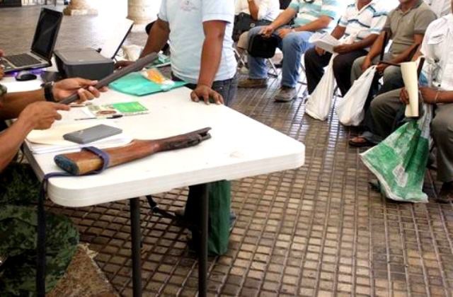 Sin registro el 75% de las armas en Yucatán Sin registro el 75% de las armas en Yucatán