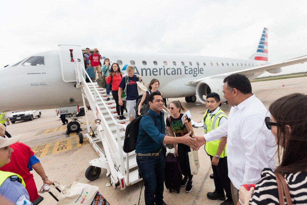 Se inaugura ruta aérea Mérida-Miami Se inaugura ruta aérea Mérida-Miami