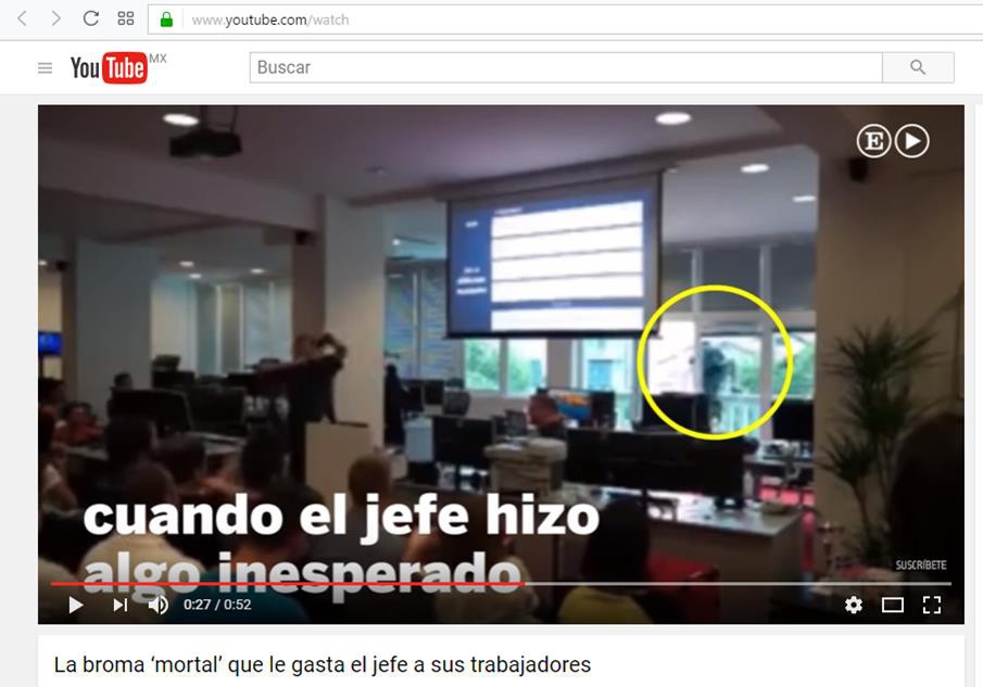 Se "suicida" frente a sus empleados Se "suicida" frente a sus empleados
