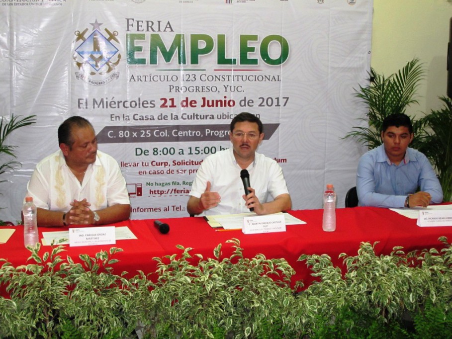 Realizarán Feria del Empleo en Progreso