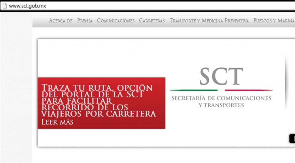 Traza tu ruta, opción del portal de la SCT para facilitar recorrido de los viajeros por carretera. Traza tu ruta, opción del portal de la SCT para facilitar recorrido de los viajeros por carretera.