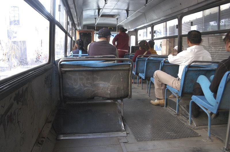Transporte público sin mantenimiento Transporte público sin mantenimiento