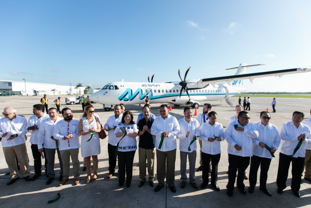 Inicia operaciones ruta Mérida- Cancún de Aeromar. Inicia operaciones ruta Mérida- Cancún de Aeromar.