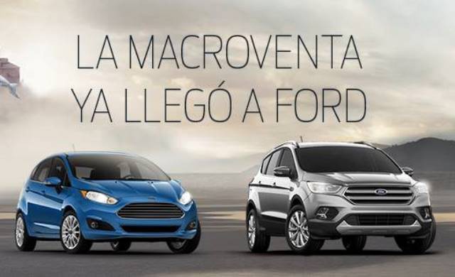 Llegó la macro venta Ford