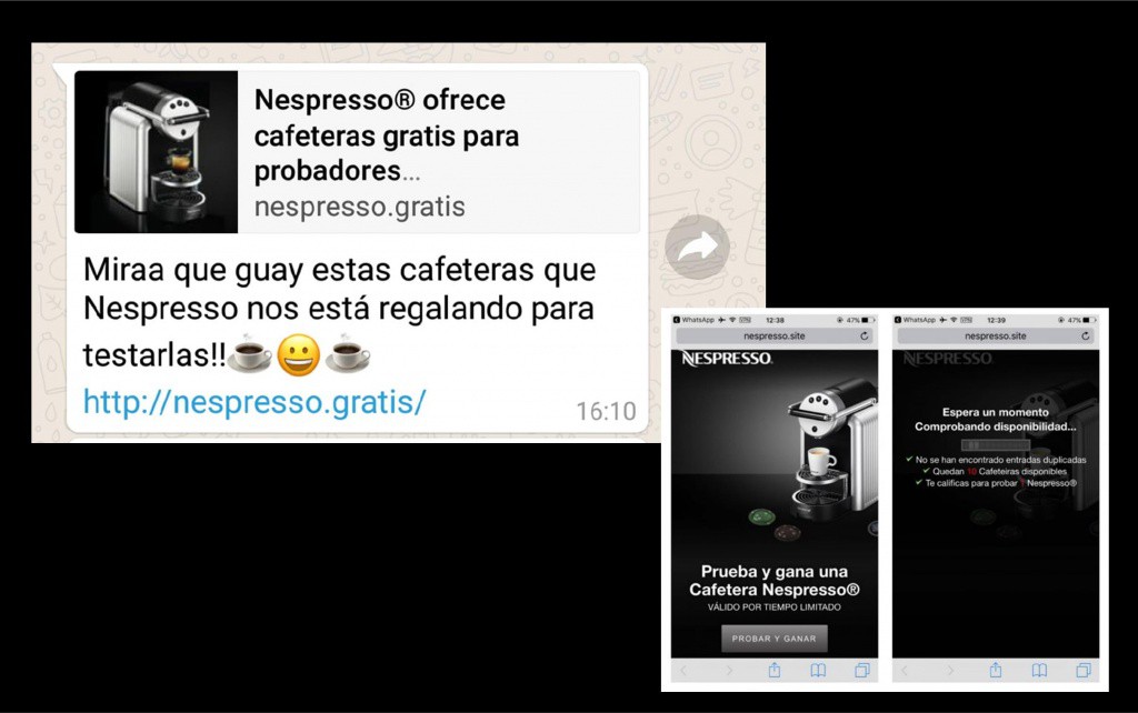 Otro fraude a través de Whatsapp Otro fraude a través de Whatsapp