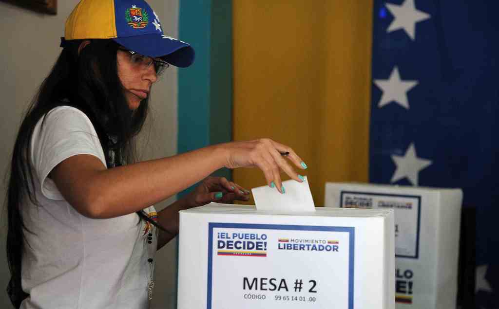 Venezolanos en Yucatán protestan contra Maduro Venezolanos en Yucatán protestan contra Maduro