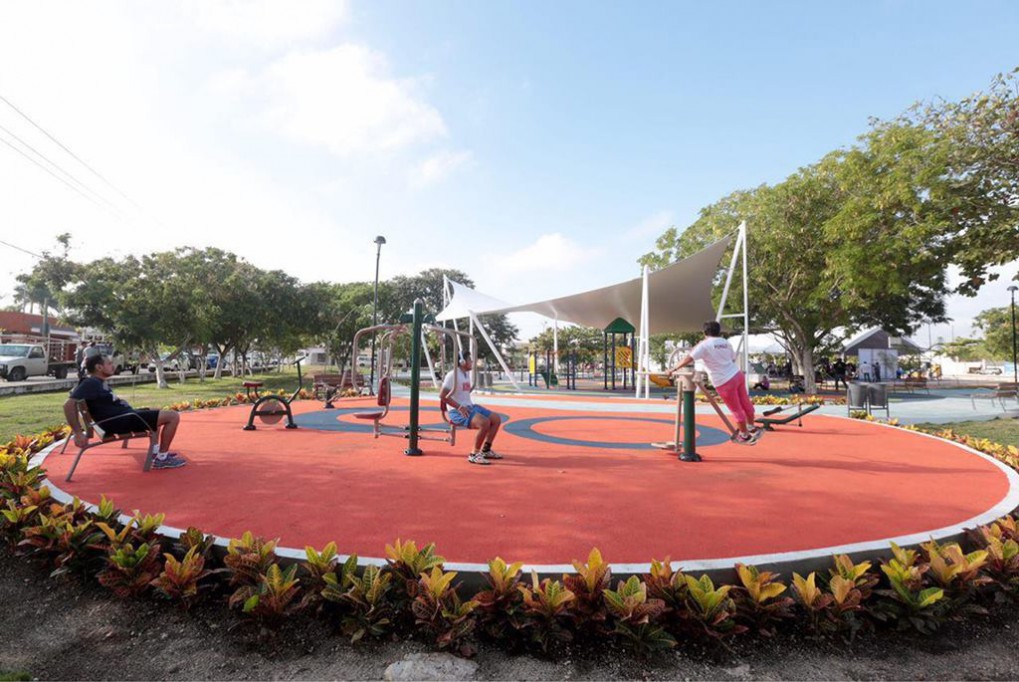 A buen ritmo las obras en parques públicos A buen ritmo las obras en parques públicos