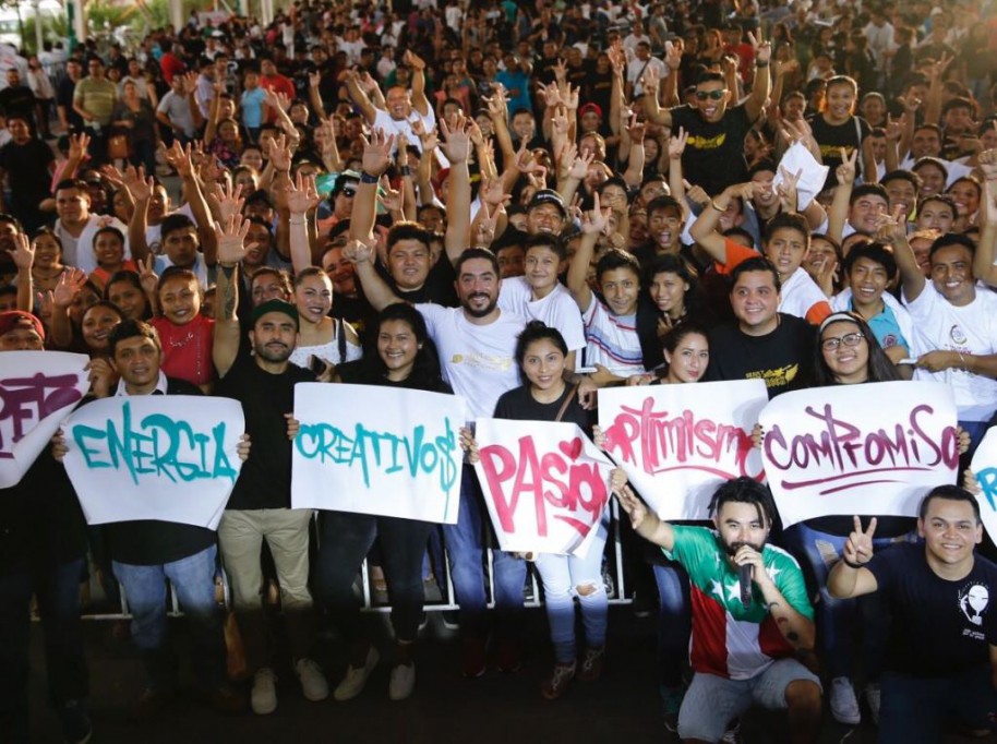 Sejuve HipRock inaugura el "Agosto Joven" Sejuve HipRock inaugura el "Agosto Joven"
