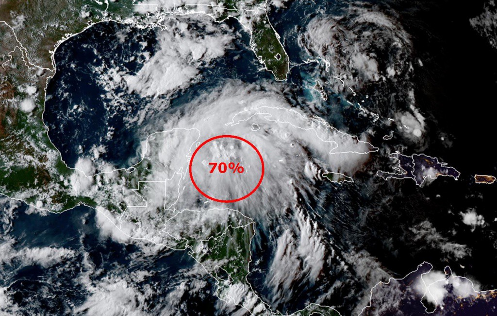 Este martes, habrá fuertes lluvias en Yucatán Este martes, habrá fuertes lluvias en Yucatán