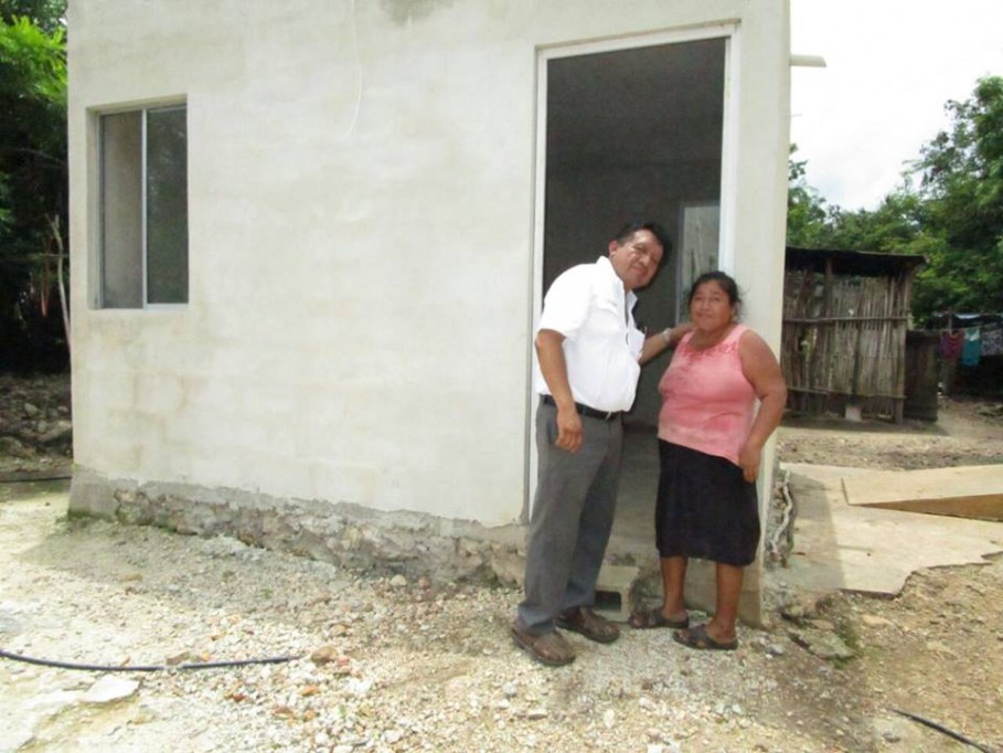 Construyen en Espita acciones de vivienda y gestionan otras Construyen en Espita acciones de vivienda y gestionan otras