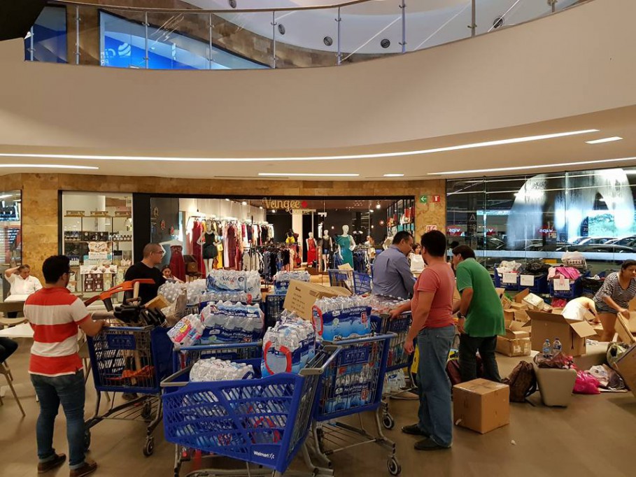 Plaza Up Town se convirtió en Centro de Acopio Plaza Up Town se convirtió en Centro de Acopio