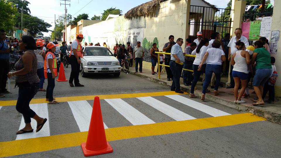 Implementan estrategia de vialidad en escuela de Tizimín Implementan estrategia de vialidad en escuela de Tizimín