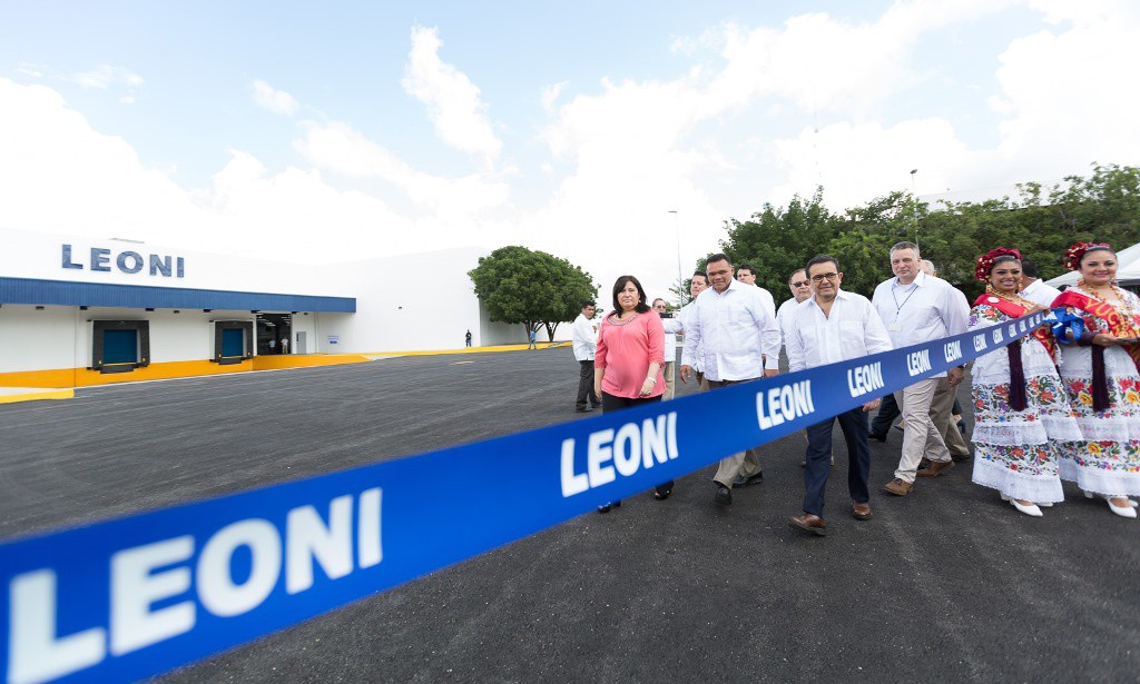 Inauguran planta Leoni en Kanasín Inauguran planta Leoni en Kanasín