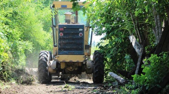 Va a la mitad construcción de camino de la Cuenca Lechera de Sucilá Va a la mitad construcción de camino de la Cuenca Lechera de Sucilá