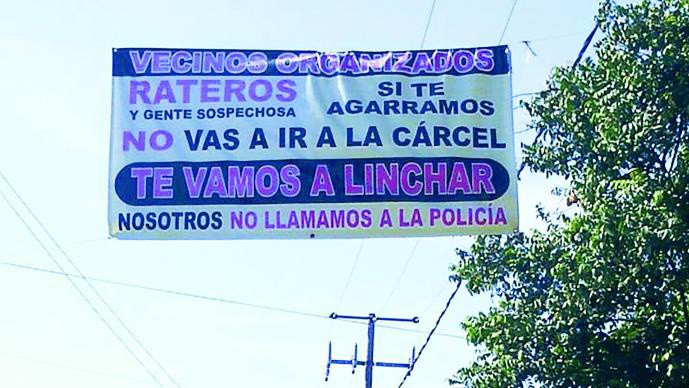 Ciudadanos amenazan a ladrones Ciudadanos amenazan a ladrones