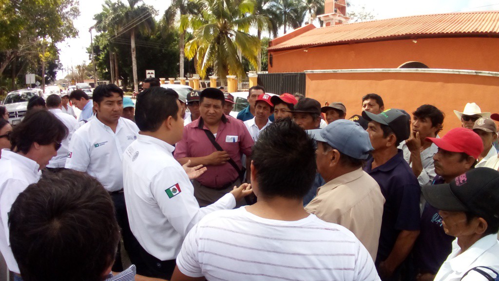 Ejidatarios de Popolnah denuncian discriminación Ejidatarios de Popolnah denuncian discriminación