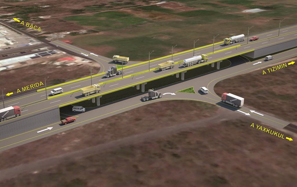Anuncian construcción del distribuidor vial en Baca Anuncian construcción del distribuidor vial en Baca