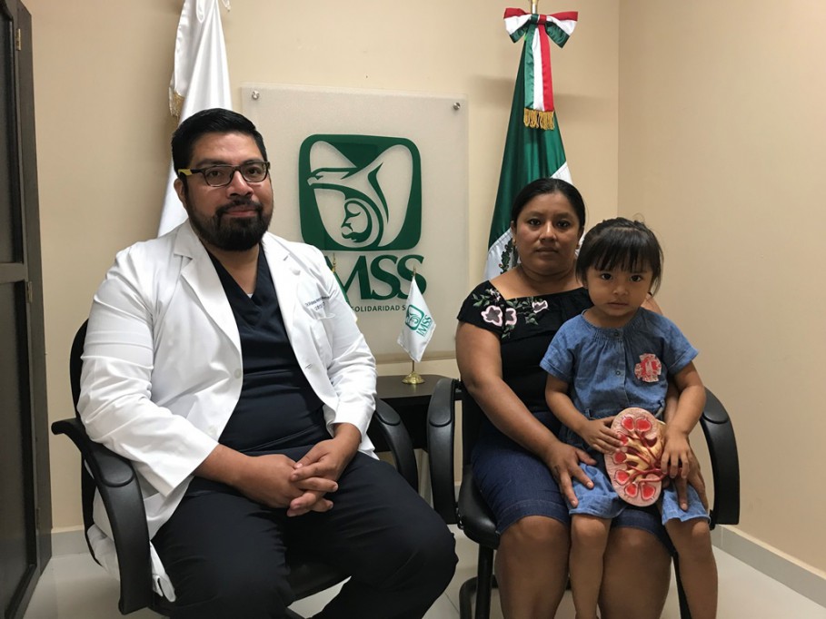 Historia de vida: el riñón de la pequeña Valeria Historia de vida: el riñón de la pequeña Valeria