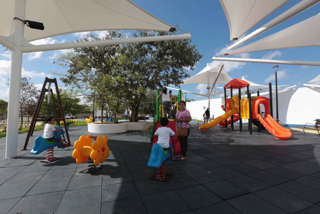 Dedican parque a la vida y la familia Dedican parque a la vida y la familia