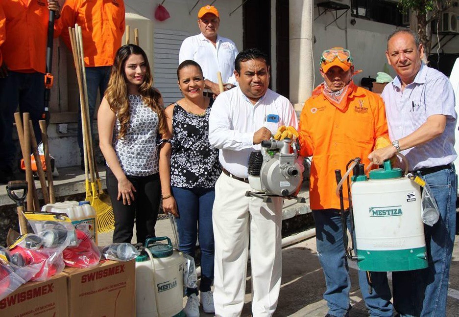 Listas brigadas de Tizimín para combatir incendios Listas brigadas de Tizimín para combatir incendios