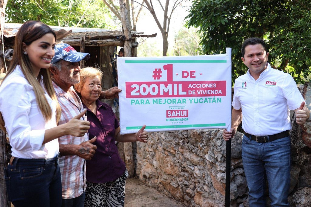 Sahuí se compromete a realizar 200 mil acciones de vivienda Sahuí se compromete a realizar 200 mil acciones de vivienda