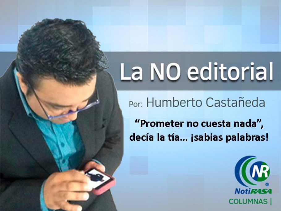 "Prometer no cuesta nada", decía la tía... ¡sabias palabras! "Prometer no cuesta nada", decía la tía... ¡sabias palabras!