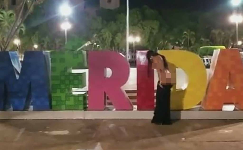 El desnudo en la Plaza Grande, no era artístico El desnudo en la Plaza Grande, no era artístico