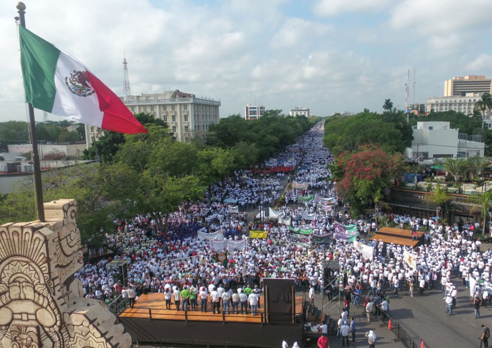 Firme el movimiento obrero en Yucatán Firme el movimiento obrero en Yucatán