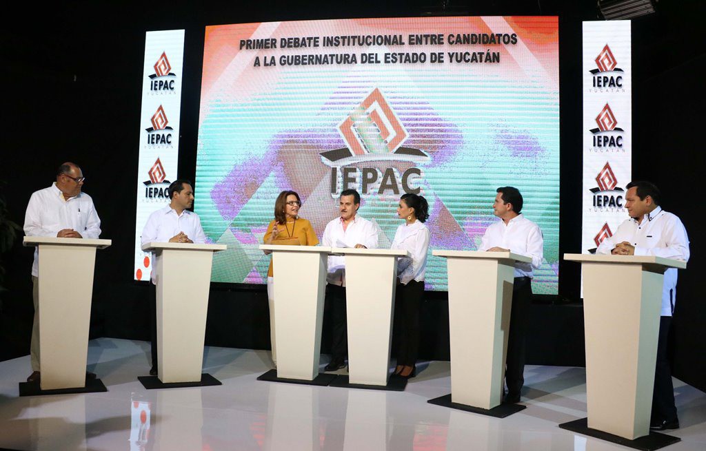 Yucatecos inconformes con el debate Yucatecos inconformes con el debate