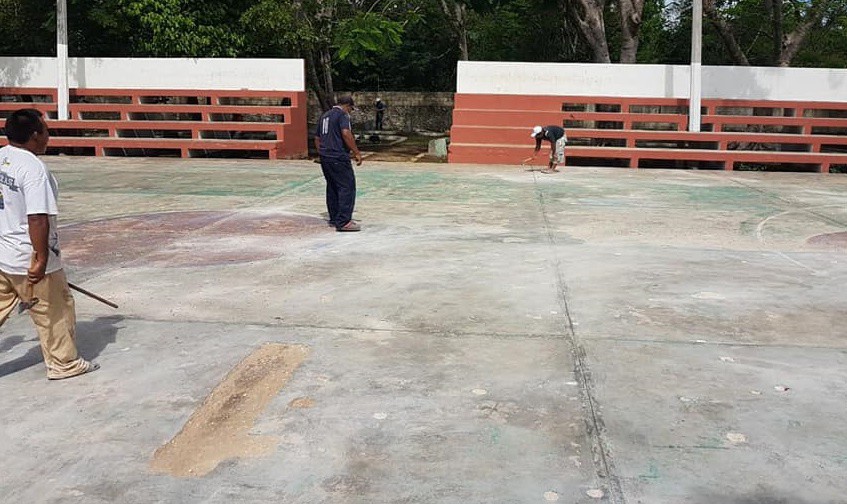 Rescatan espacios deportivos en Tizimín Rescatan espacios deportivos en Tizimín