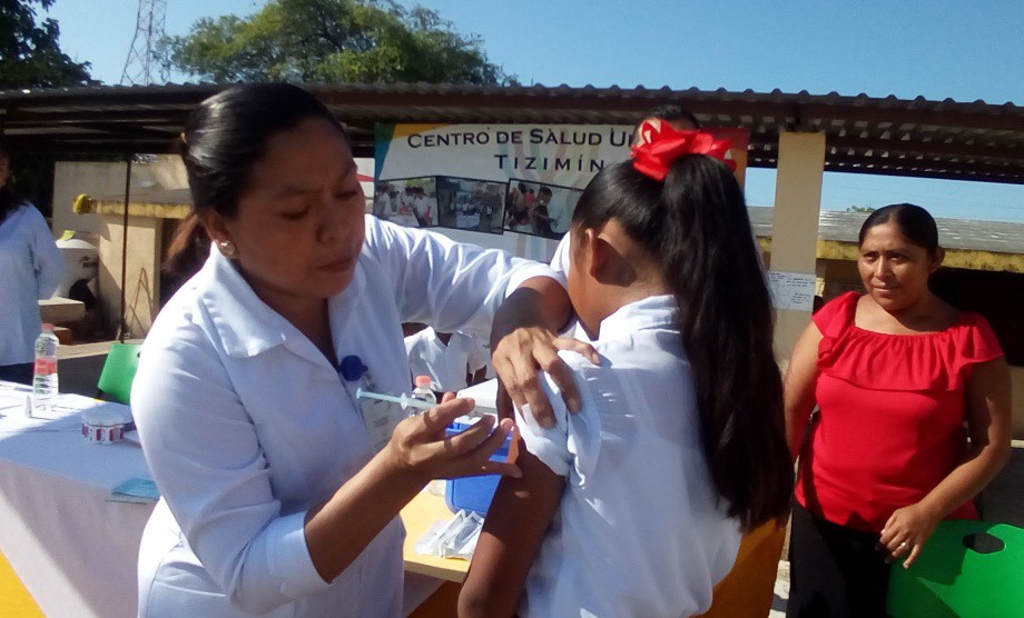 Exhortan en Tizimín completar esquema de vacunación a niños Exhortan en Tizimín completar esquema de vacunación a niños