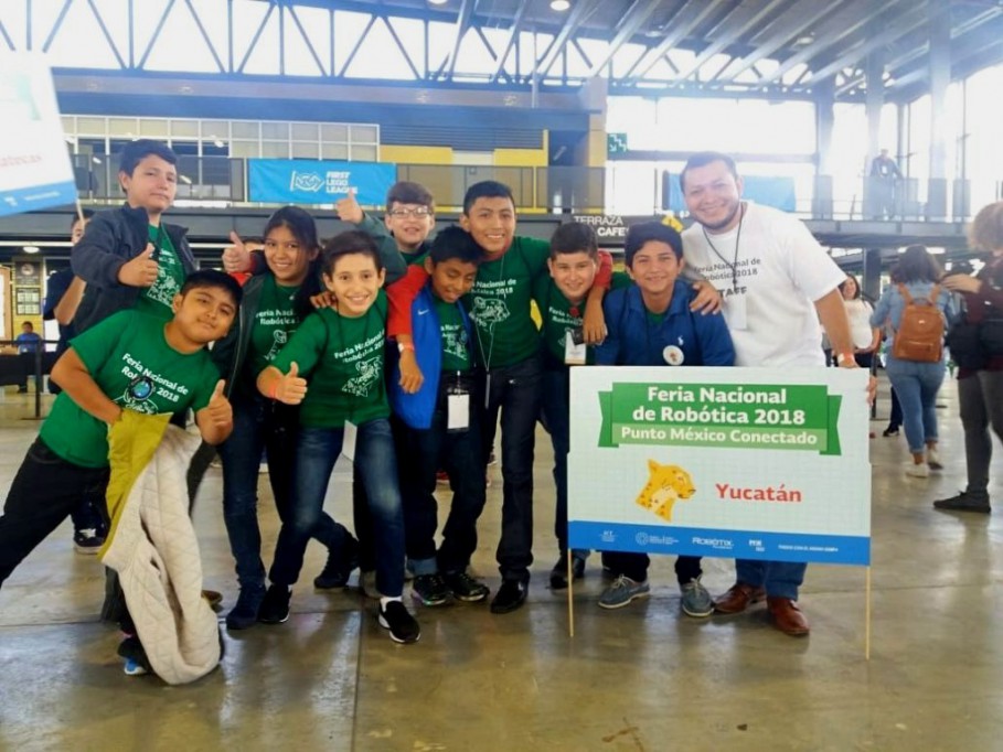 Niños yucatecos ganan concurso de Robótica Niños yucatecos ganan concurso de Robótica