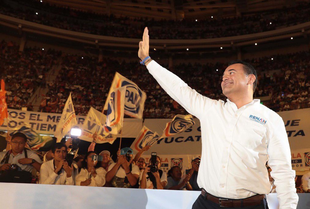 "Juntos y unidos para defender el voto": Renán Barrera "Juntos y unidos para defender el voto": Renán Barrera