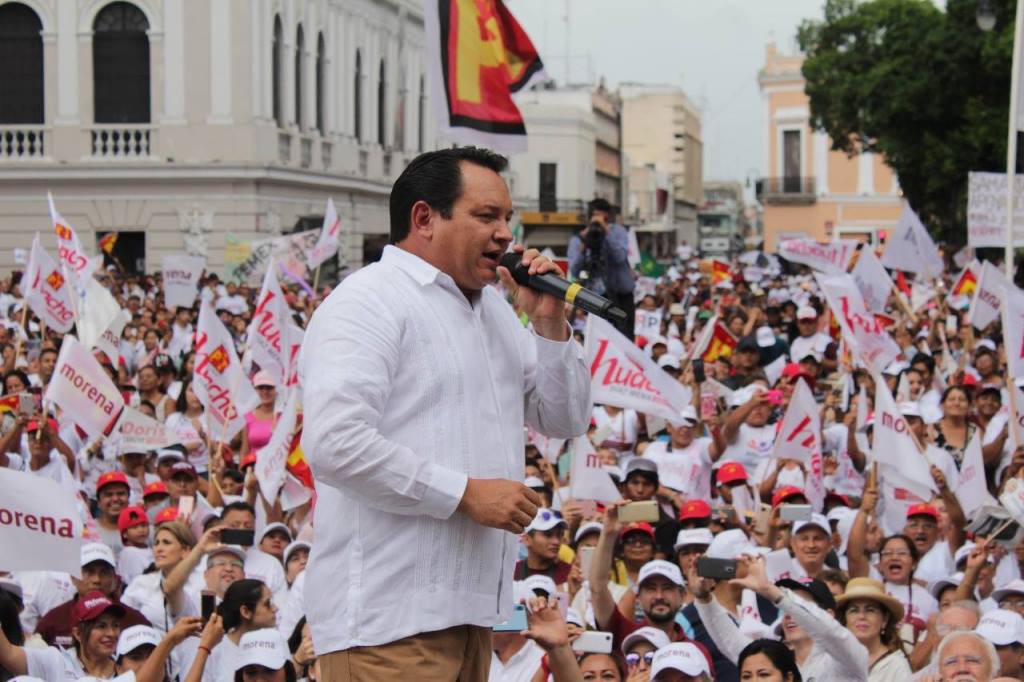 "Huacho" pide voto parejo para Morena "Huacho" pide voto parejo para Morena