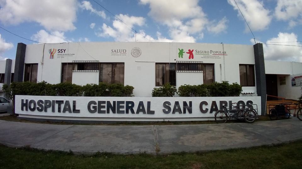 En mantenimiento áreas del hospital San Carlos de Tizimín En mantenimiento áreas del hospital San Carlos de Tizimín
