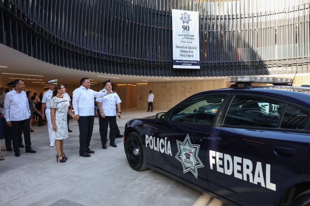 Celebran aniversario de la Policía Federal Celebran aniversario de la Policía Federal