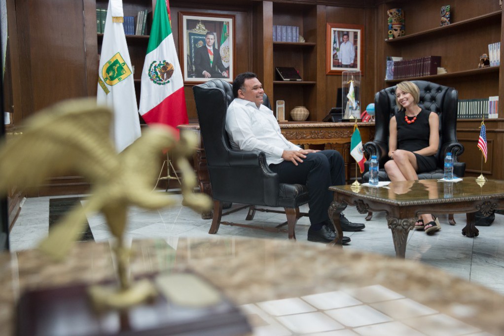 Destacan fructífera relación entre Yucatán y Estados Unidos Destacan fructífera relación entre Yucatán y Estados Unidos