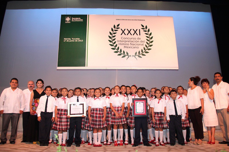 Finaliza fase estatal del XXXI Concurso de Interpretación del Himno Nacional Mexicano en el nivel primaria Finaliza fase estatal del XXXI Concurso de Interpretación del Himno Nacional Mexicano en el nivel primaria