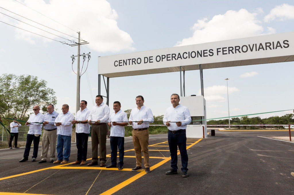 Inauguran Centro de Operaciones Ferroviarias de Yucatán Inauguran Centro de Operaciones Ferroviarias de Yucatán