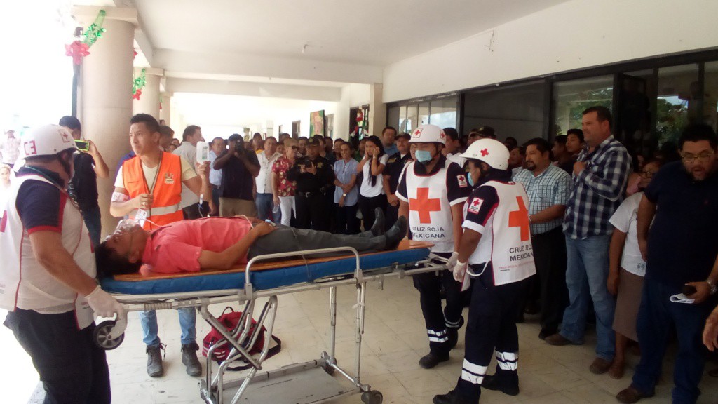 Conato de incendio en palacio municipal de Tizimín Conato de incendio en palacio municipal de Tizimín