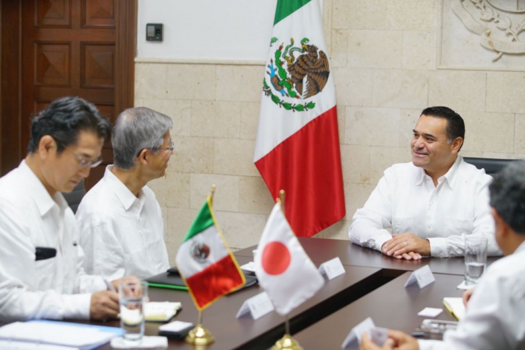 Mérida recibe al embajador japonés Mérida recibe al embajador japonés