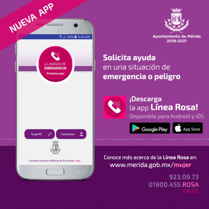 Línea Rosa, un servicio gratuito de emergencia Línea Rosa, un servicio gratuito de emergencia