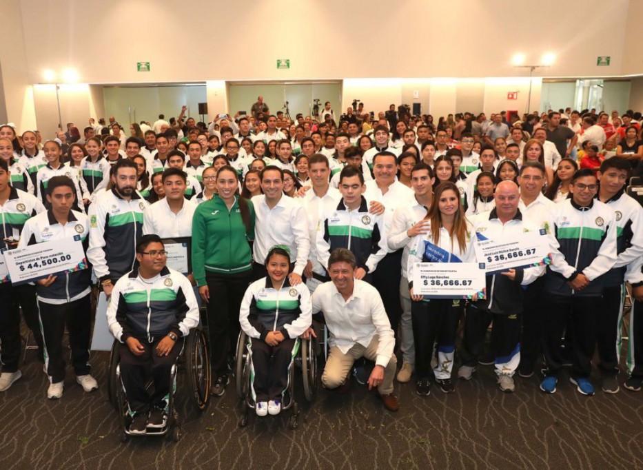 Decidido apoyo a los deportistas de Yucatán Decidido apoyo a los deportistas de Yucatán