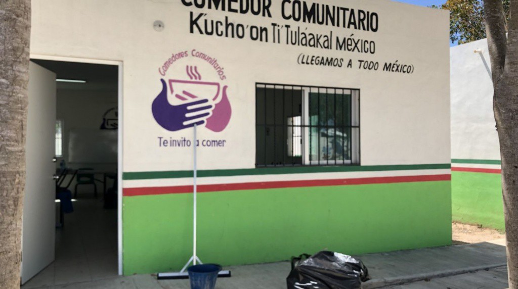 Un improvisado colegio en Santa Ana de Kanasín Un improvisado colegio en Santa Ana de Kanasín