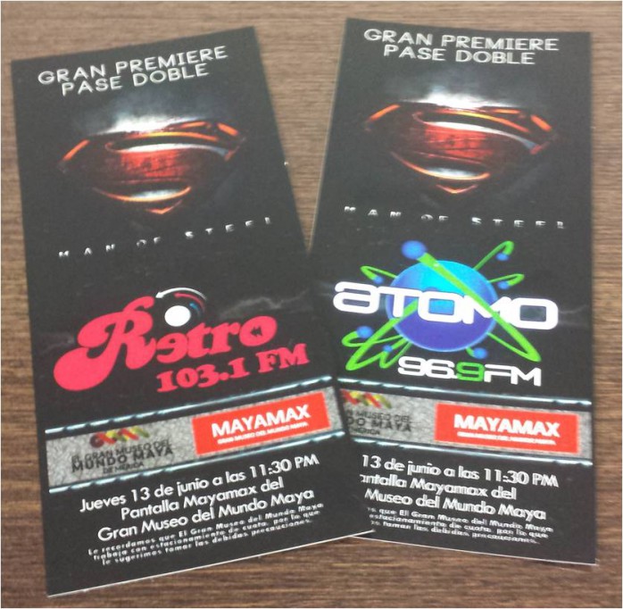 Cadena Rasa te invita a la premiere de El hombre de acero Cadena Rasa te invita a la premiere de El hombre de acero