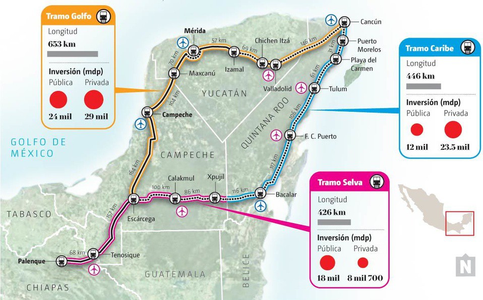 Oficina central del "Tren Maya" estaría en Yucatán Oficina central del "Tren Maya" estaría en Yucatán