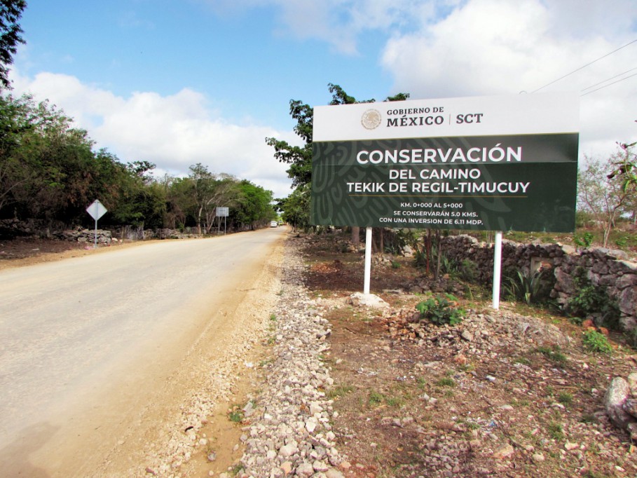 Rehabilitarán carreteras en Yucatán Rehabilitarán carreteras en Yucatán