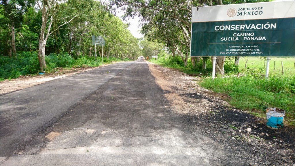 Mejoran carretera Sucilá-Panabá y gestionan que trabajos contemplen San Felipe Mejoran carretera Sucilá-Panabá y gestionan que trabajos contemplen San Felipe