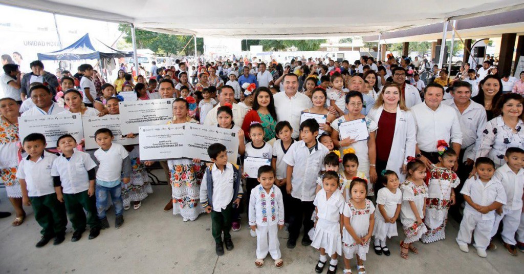 Certifican comisarías de Mérida como “Comunidades Saludables” Certifican comisarías de Mérida como “Comunidades Saludables”
